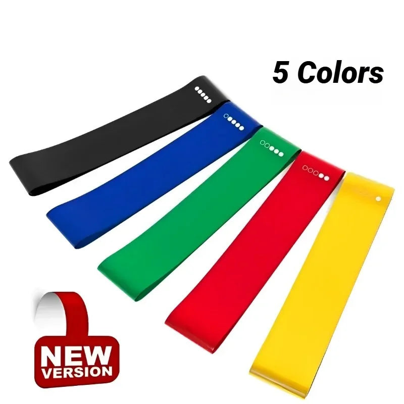 7Pcs Tpe Resistance Bands Fitness Set Rubber Loop Strength Training Workout Expander Yoga Gym Equipment Elastic Portable Pilates