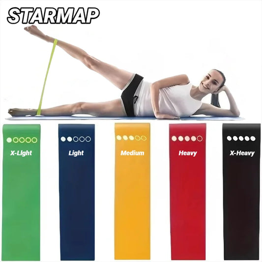 7Pcs Tpe Resistance Bands Fitness Set Rubber Loop Strength Training Workout Expander Yoga Gym Equipment Elastic Portable Pilates