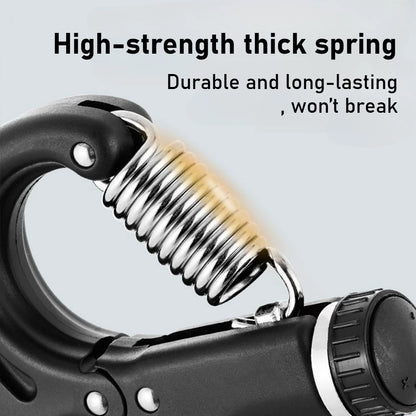 10-100kg Adjustable Hand Grip Strengthener Hand Grip Trainer With Counter Wrist Forearm And Hand Exerciser For Muscle Building