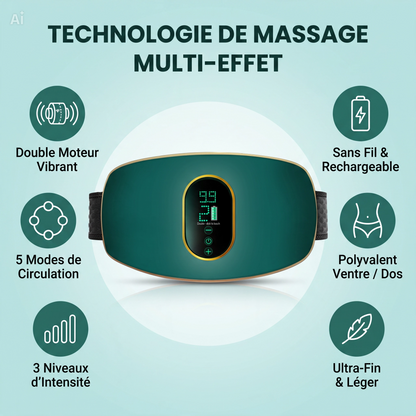 Ceinture de Massage Vibrante pour l'Abdomen
