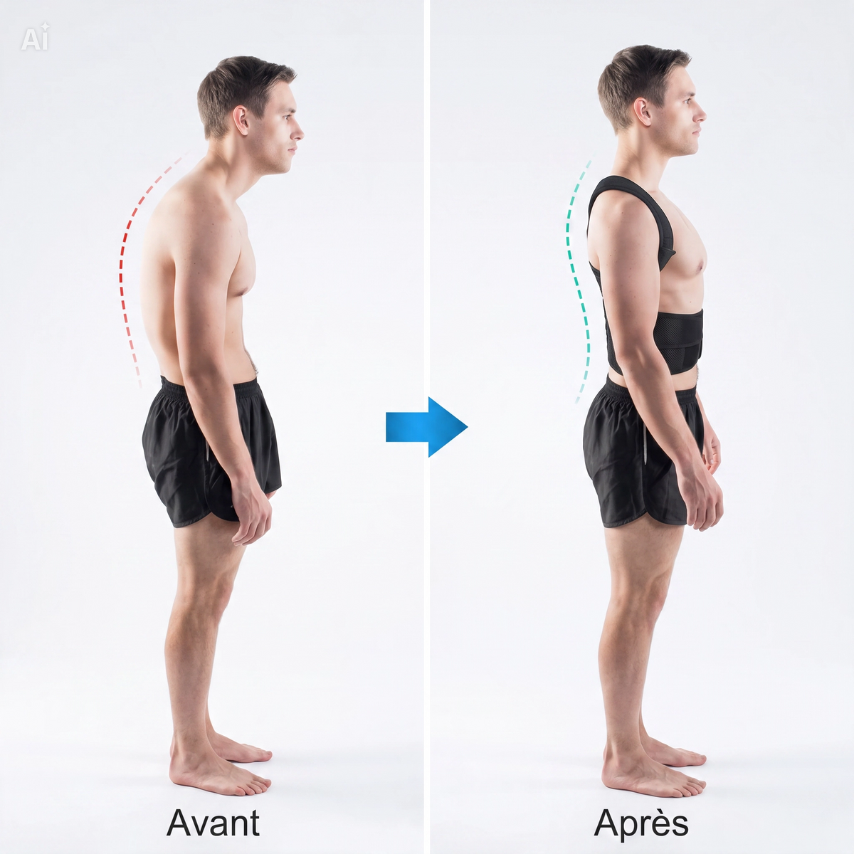 Correcteur de posture pour le dos